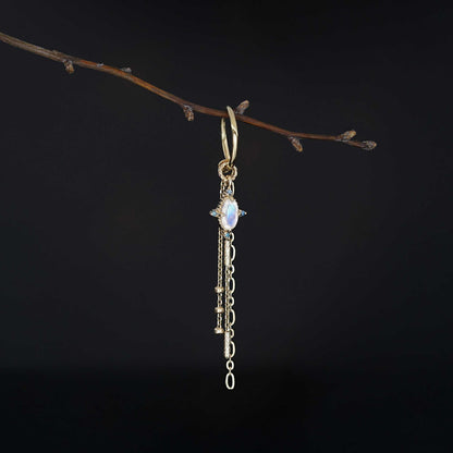 Charlotte • Gemstone Hoop Charm