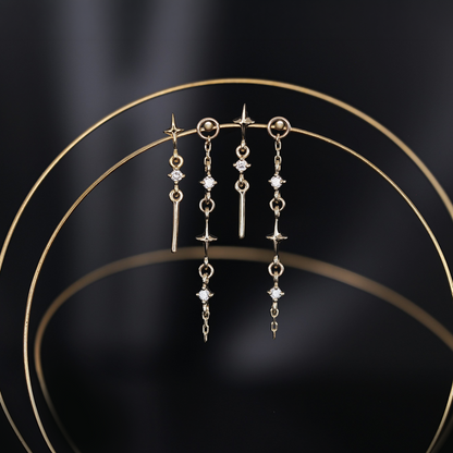 Roxane • Celestial Drop Flat Back Stud