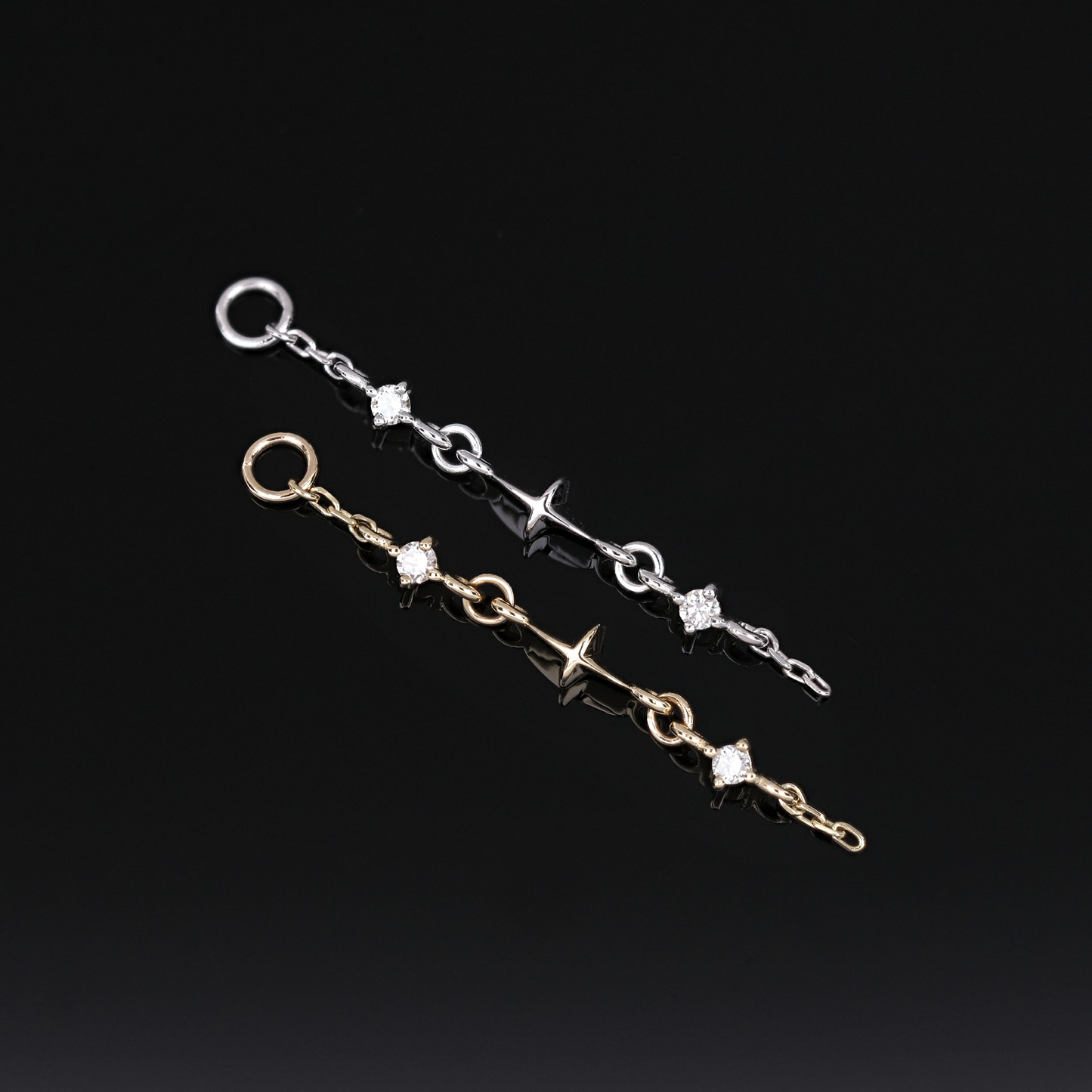 Nicole • Double Diamond Drop Charm