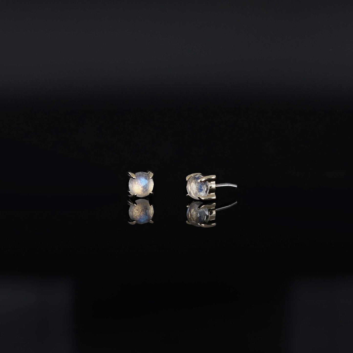 2.5mm Rose Cut Gemstone Threadless End