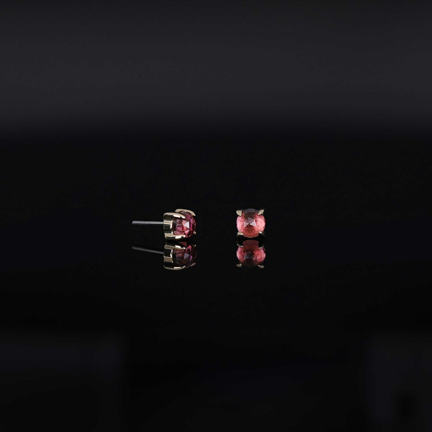 2.5mm Rose Cut Gemstone Threadless End