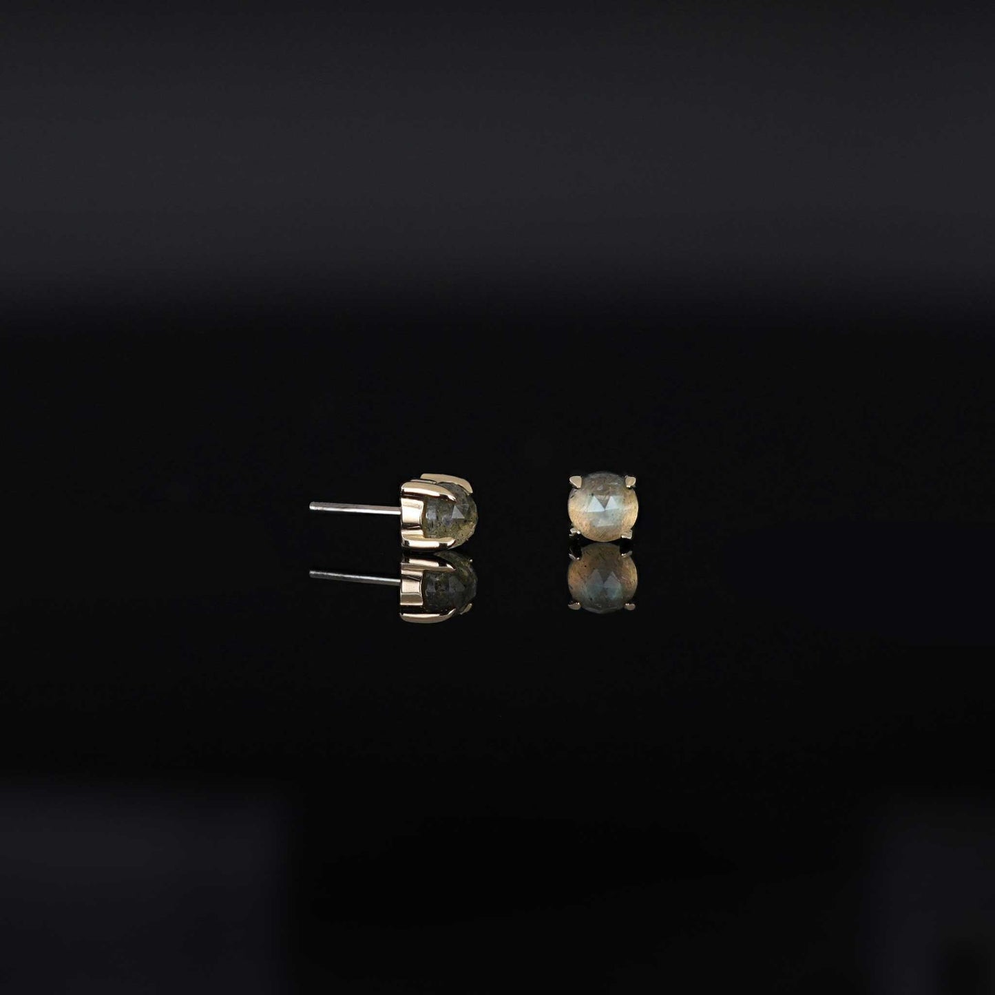 2.5mm Rose Cut Gemstone Threadless End