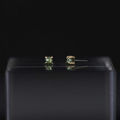 2mm Rose Cut Diamond 4-Prong Threadless End