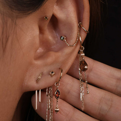 Kai • 2.5mm Rose Cut Diamond Threadless End