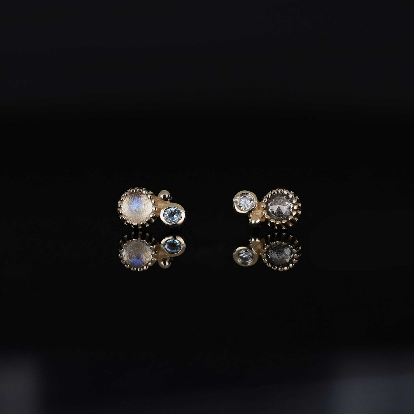 Twinette • 14K Gold Gemstone Threadless End