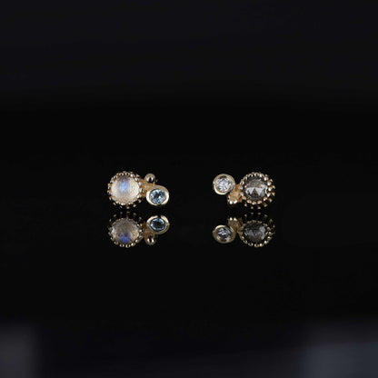 Twinette • 14K Gold Gemstone Threadless End