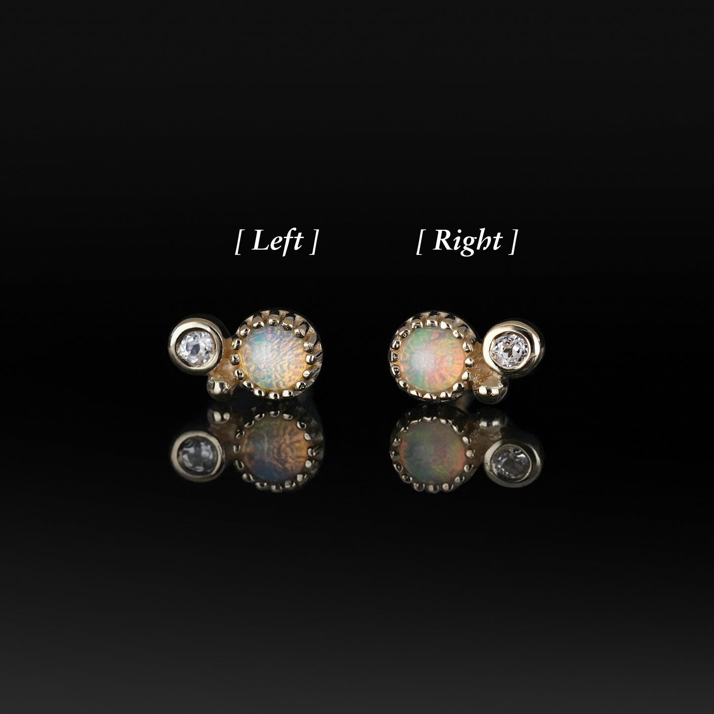 Twinette • 14K Gold Gemstone Threadless End