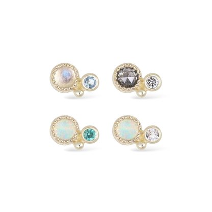 Twinette • 14K Gold Gemstone Threadless End