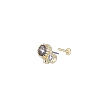 Twinette • 14K Gold Gemstone Threadless End