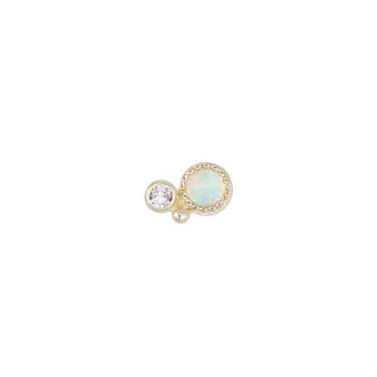 Twinette • 14K Gold Gemstone Threadless End
