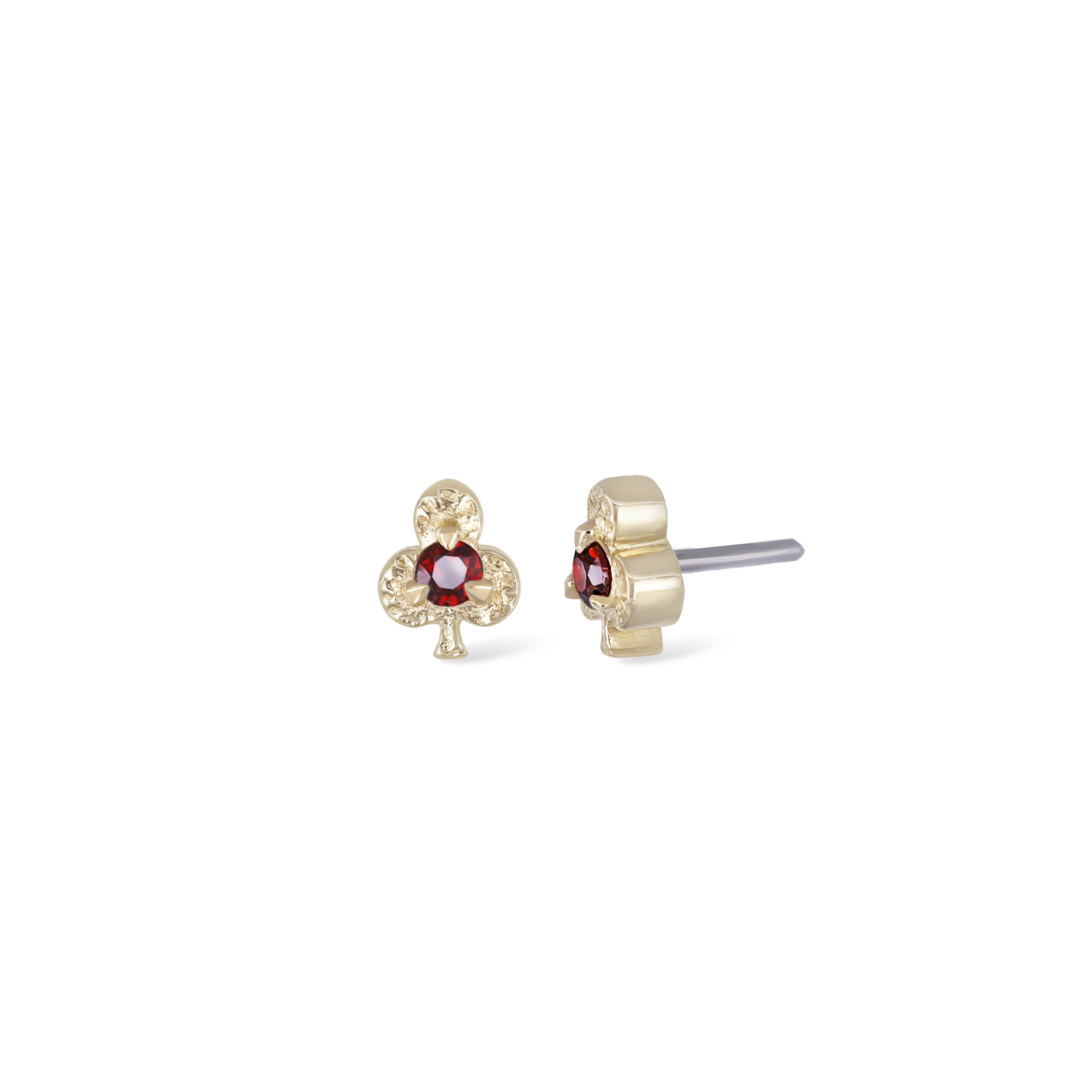 Club • Ace of Gems Flatback Stud
