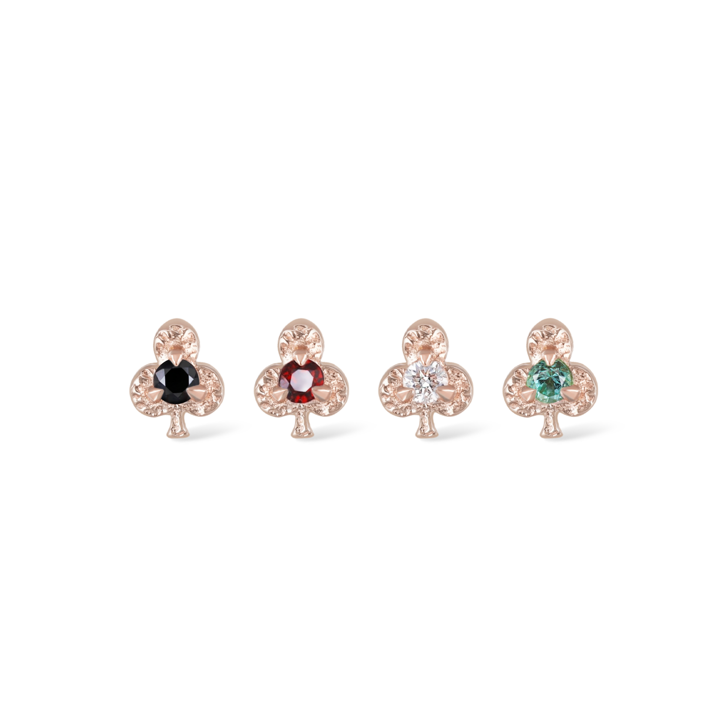 Club • Ace of Gems Flatback Stud