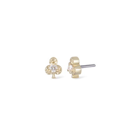 Club • Ace of Gems Flatback Stud