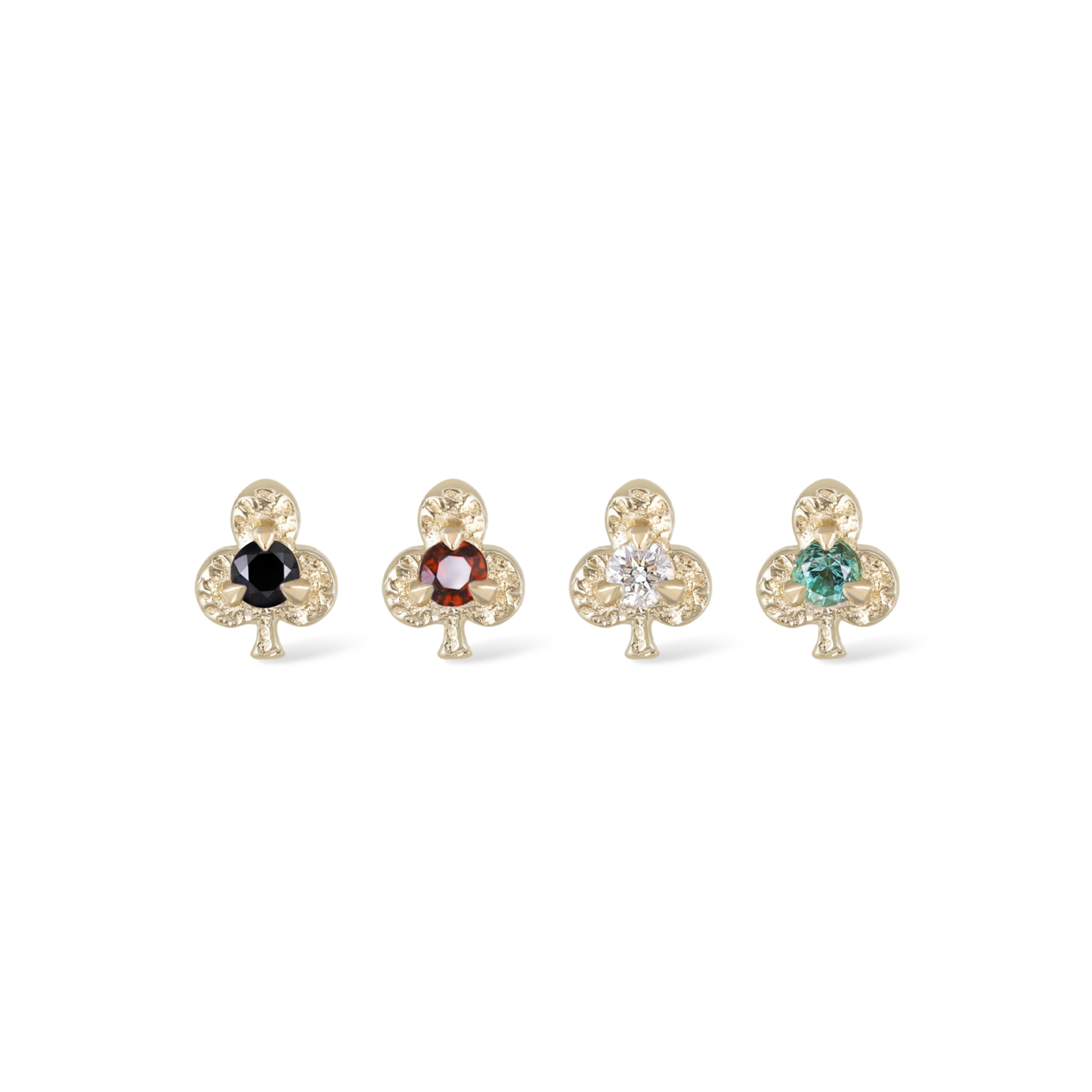 Club • Ace of Gems Flatback Stud