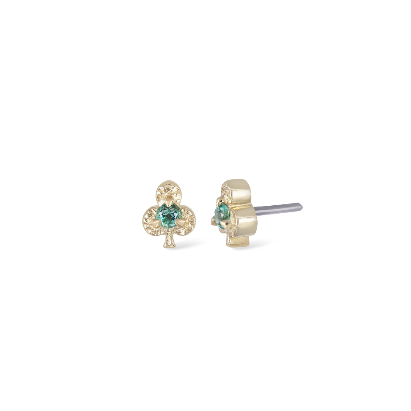 Club • Ace of Gems Flatback Stud