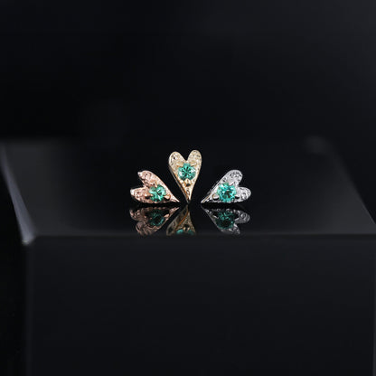 Heart • Ace of Gems Flatback Stud