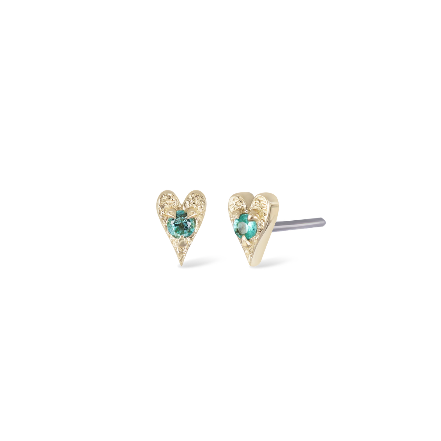 Heart • Ace of Gems Flatback Stud