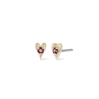 Heart • Ace of Gems Flatback Stud