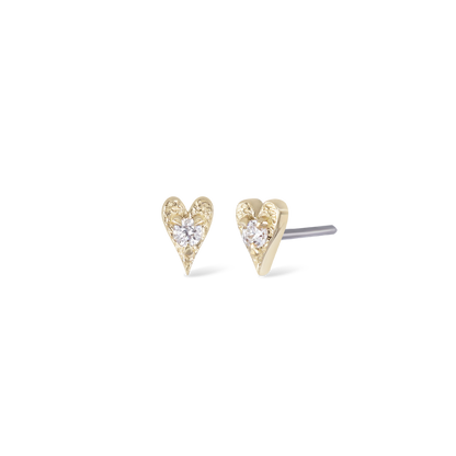 Heart • Ace of Gems Flatback Stud