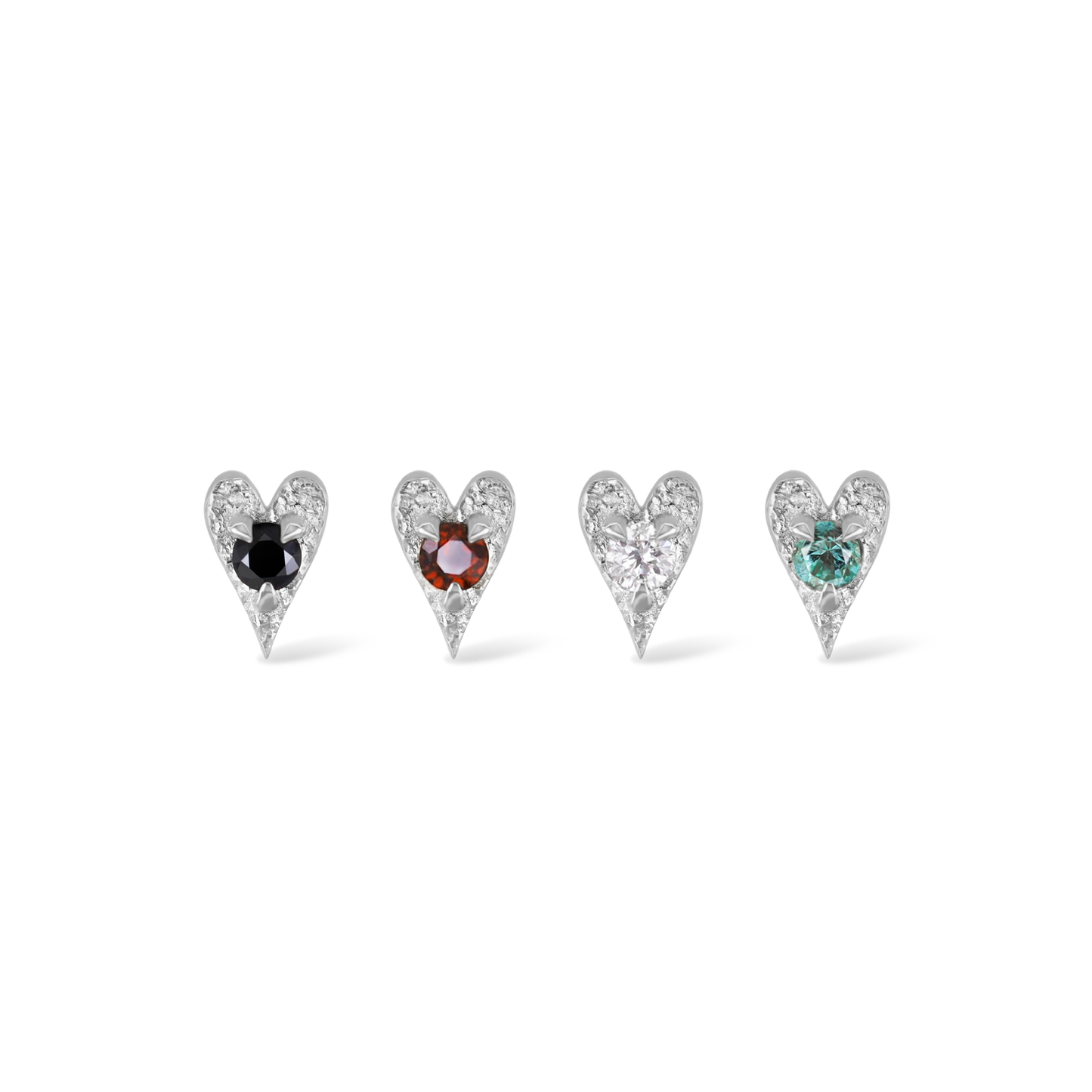 Heart • Ace of Gems Flatback Stud