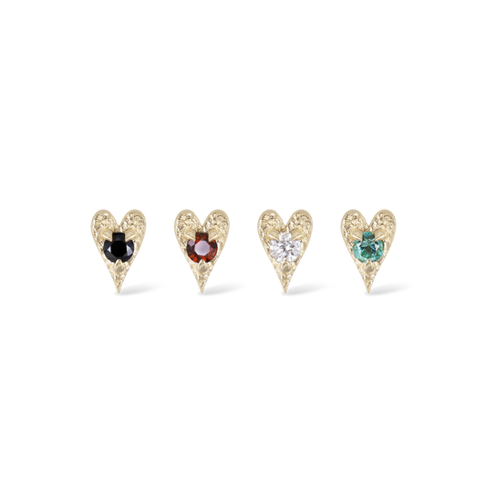 Heart • Ace of Gems Flatback Stud