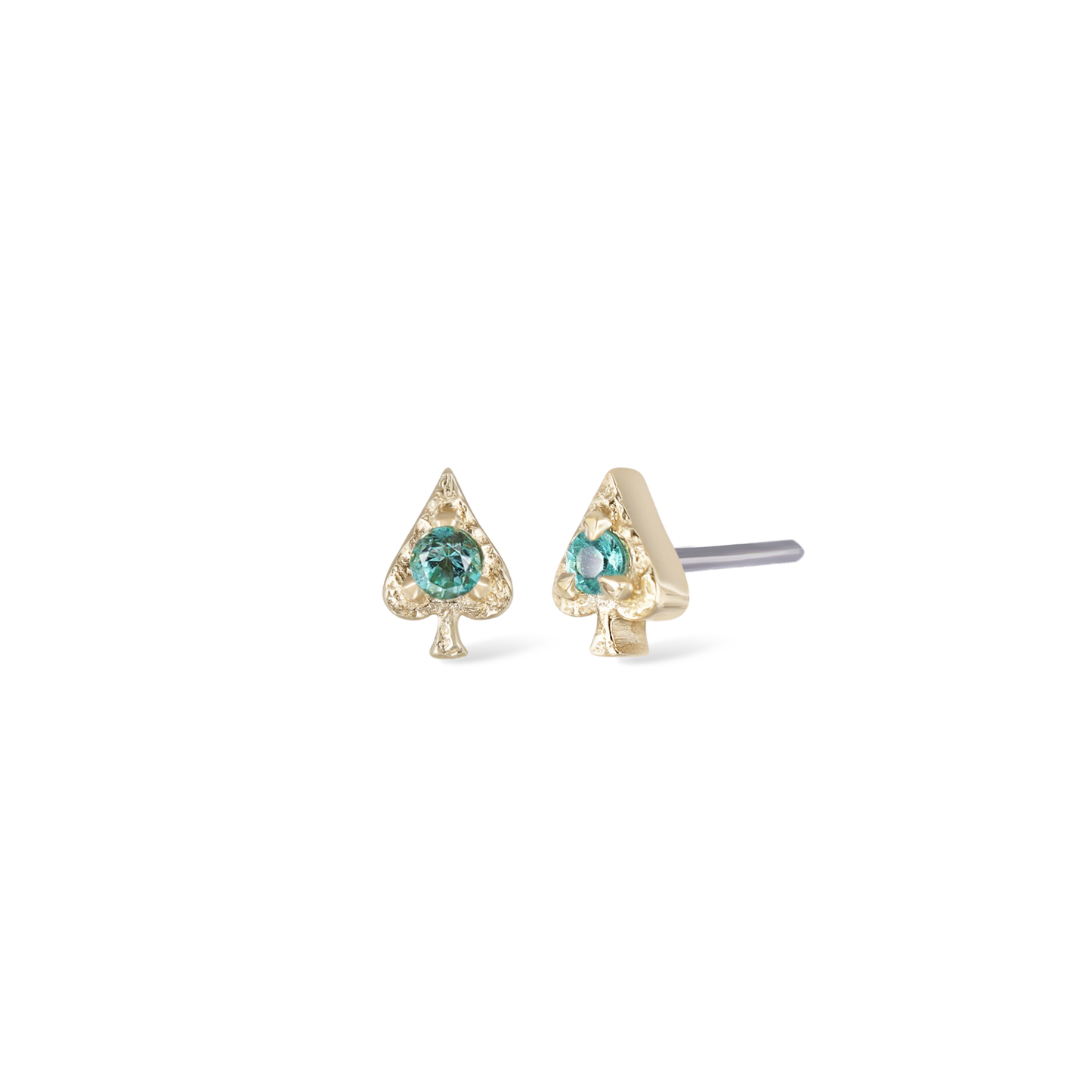 Spade • Ace of Gems Flatback Stud