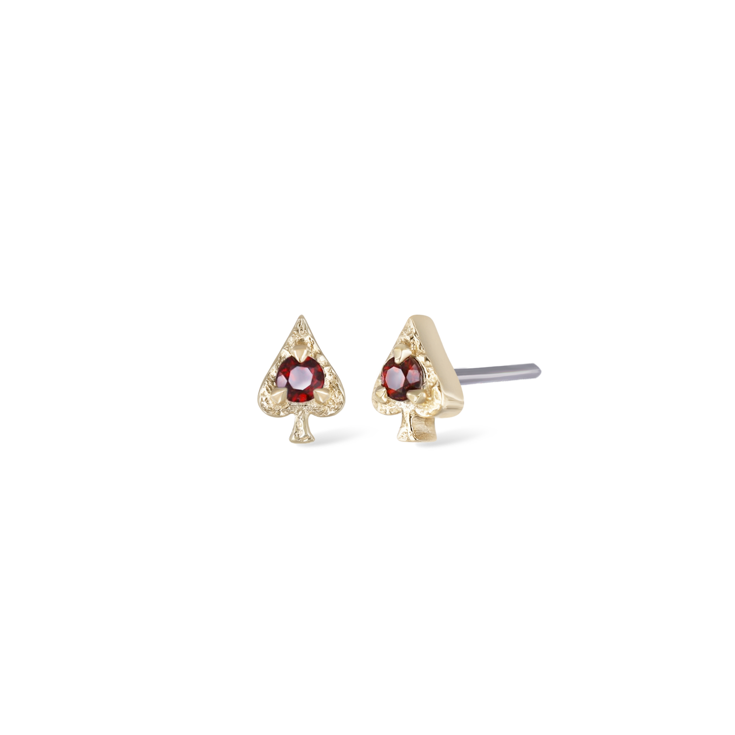 Spade • Ace of Gems Flatback Stud