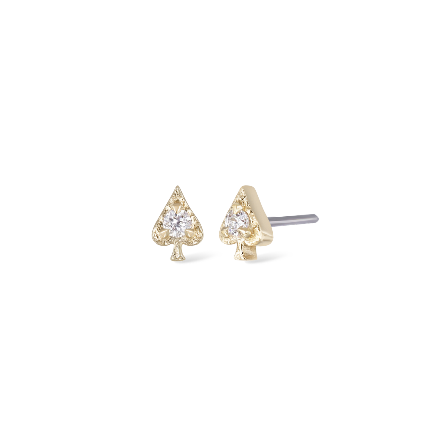 Spade • Ace of Gems Flatback Stud