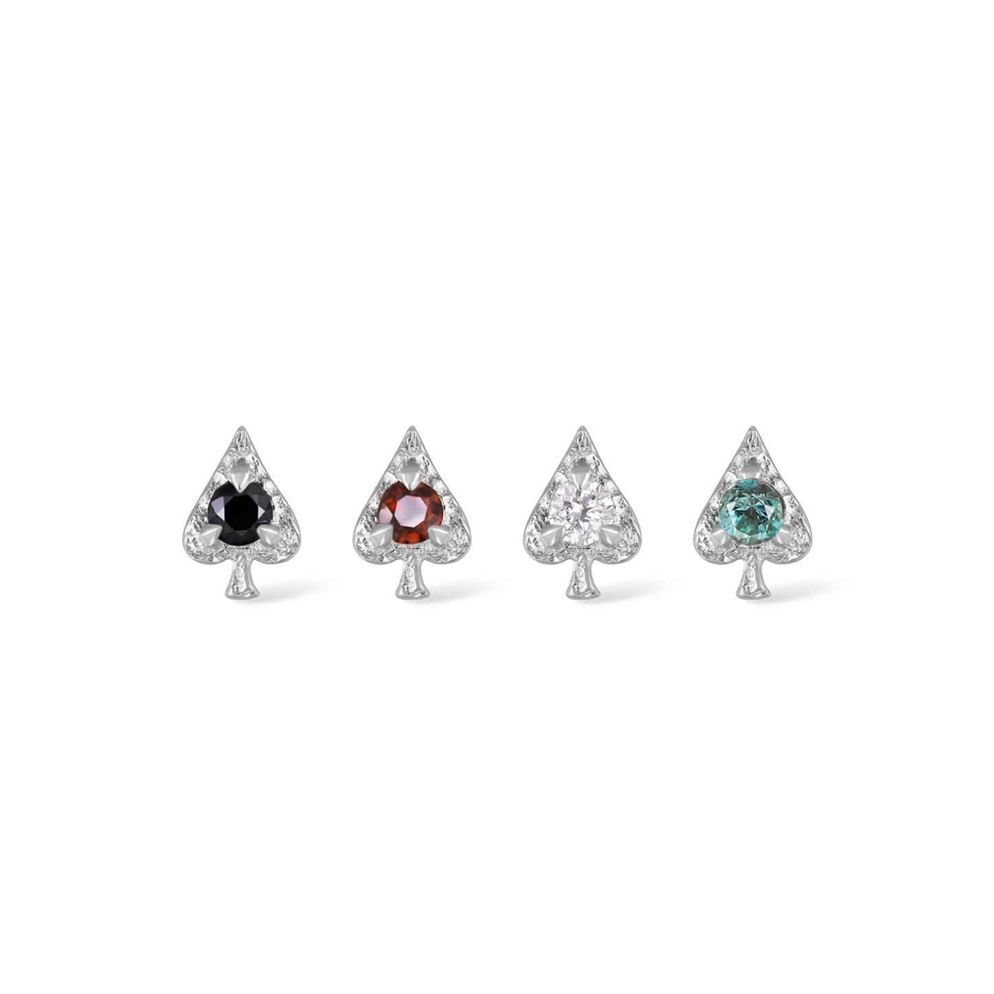 Spade • Ace of Gems Flatback Stud