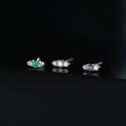 Miette • Micro Gemstone & Icy Diamond