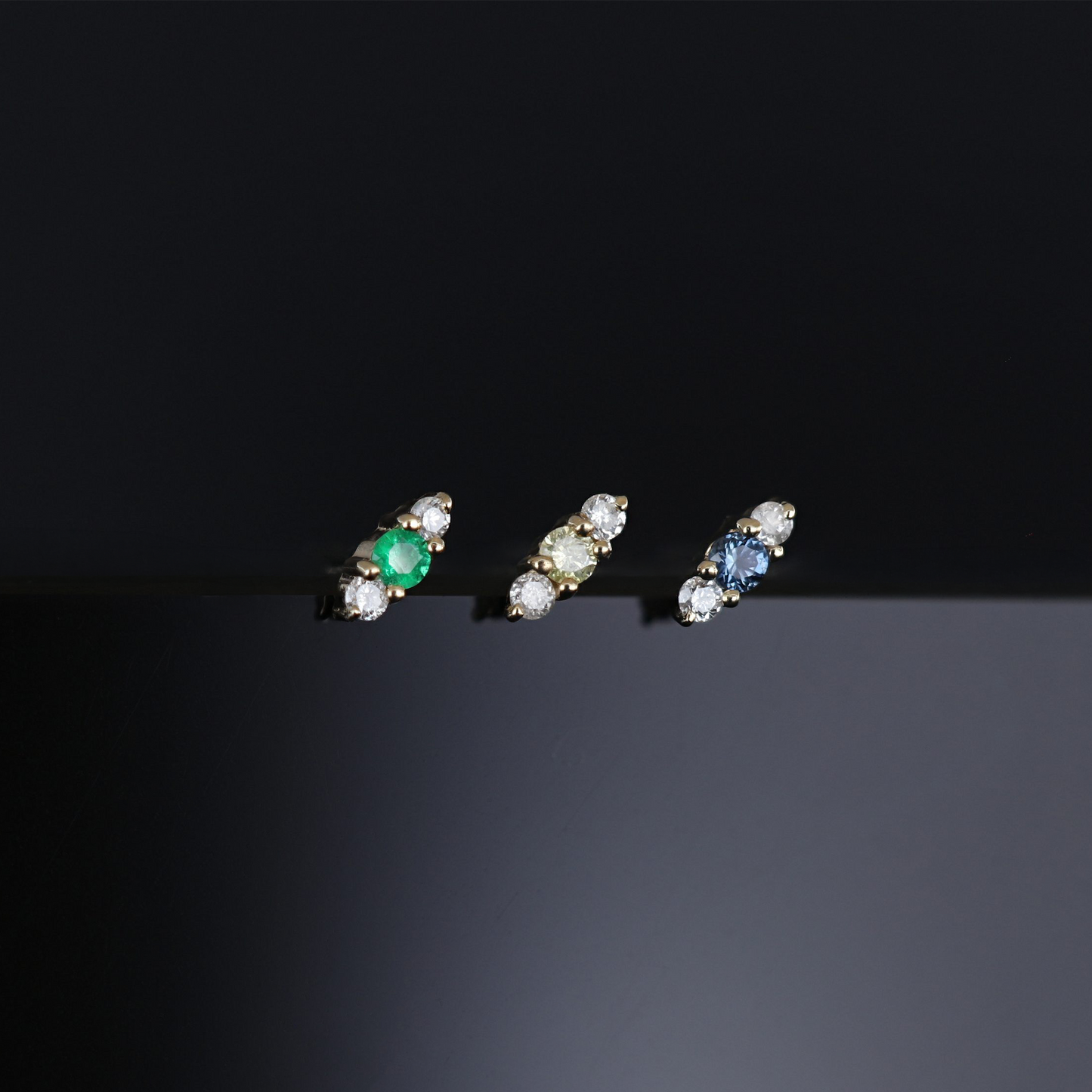 Miette • Micro Gemstone & Icy Diamond