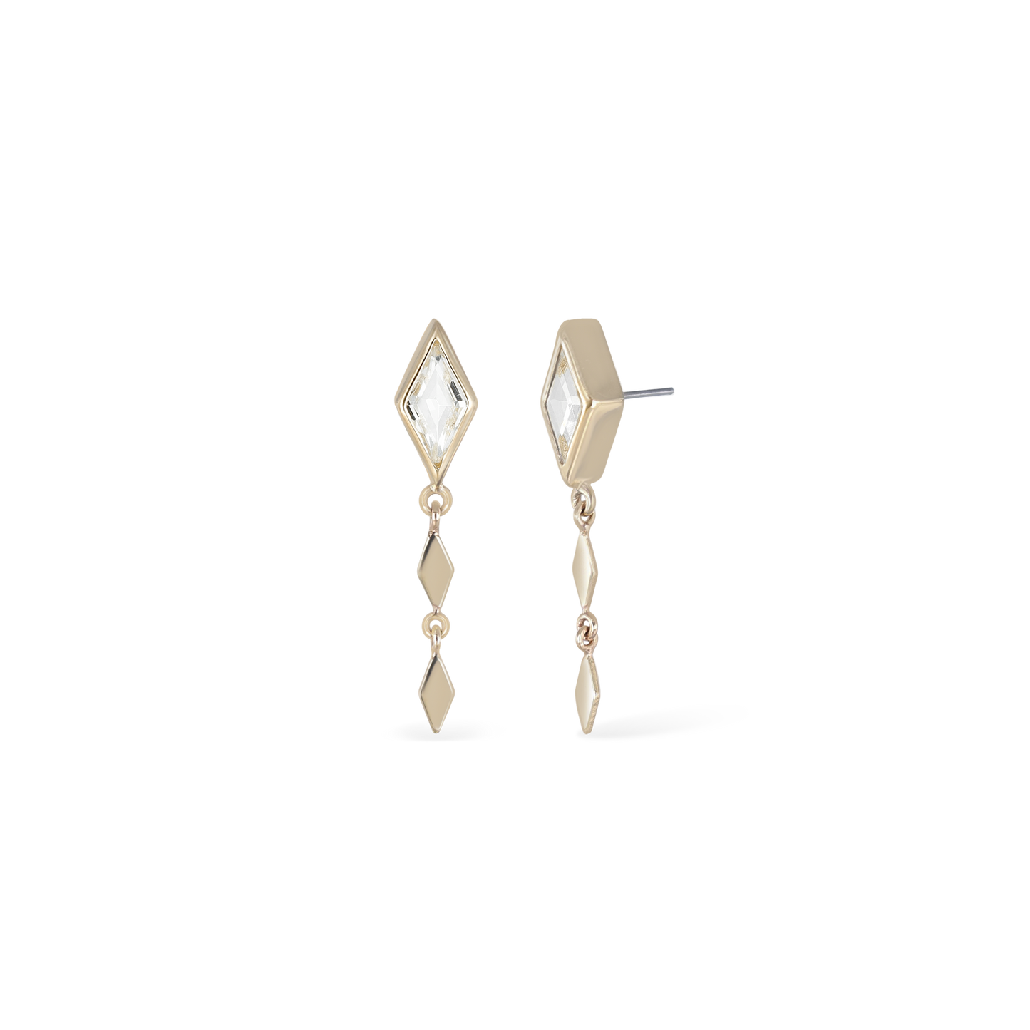 Vesper • Rhombus Drop Flat Back Stud