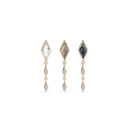 Vesper • Rhombus Drop Flat Back Stud