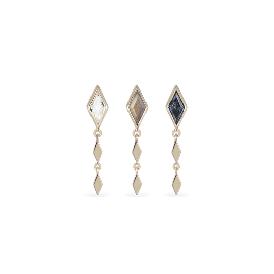 Vesper • Rhombus Drop Flat Back Stud