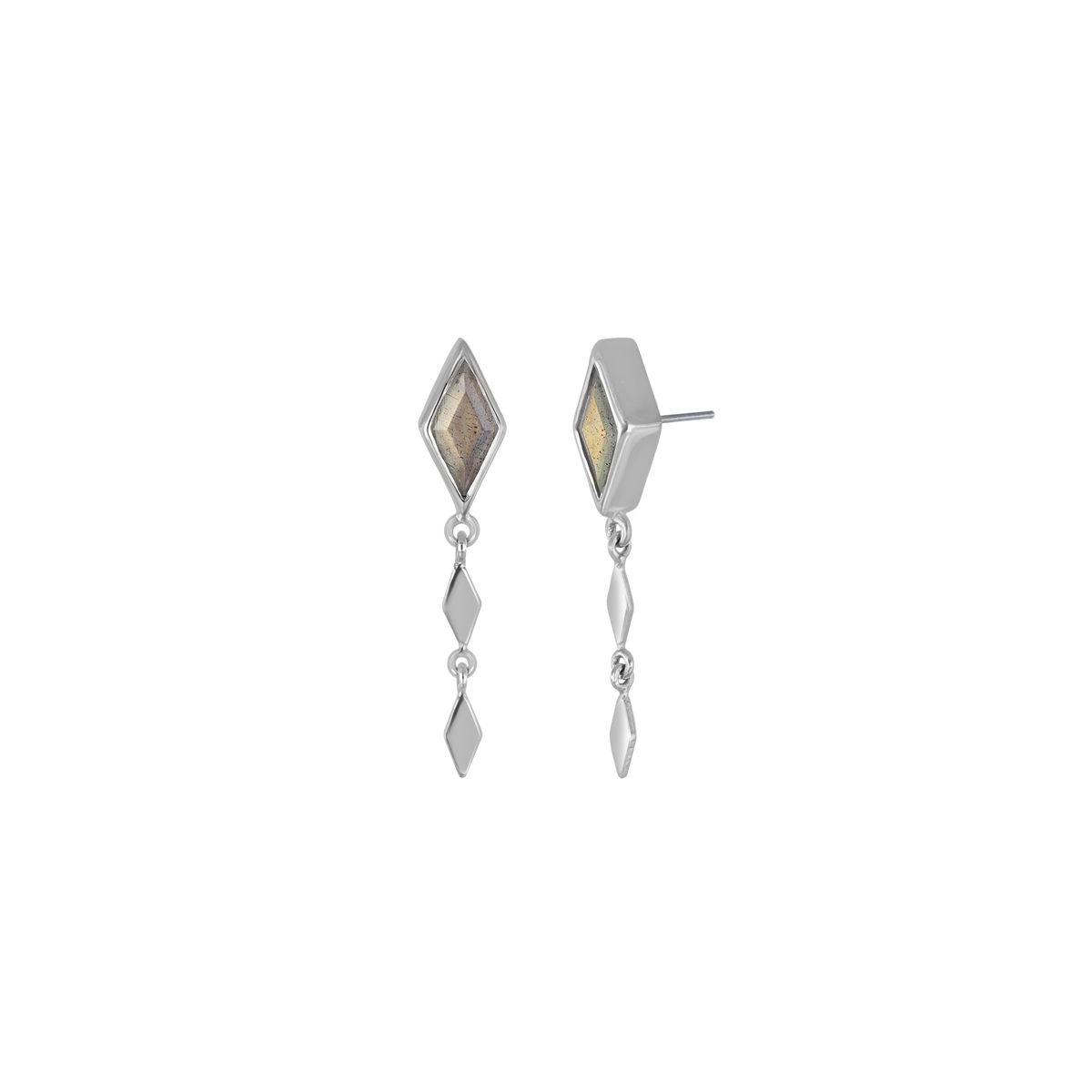 Vesper • Rhombus Drop Flat Back Stud