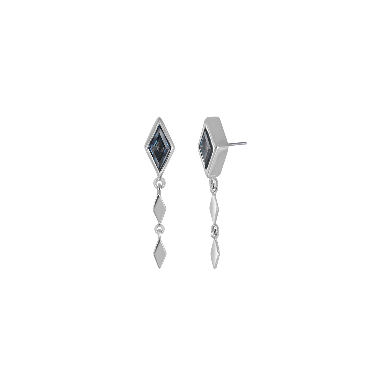 Vesper • Rhombus Drop Flat Back Stud