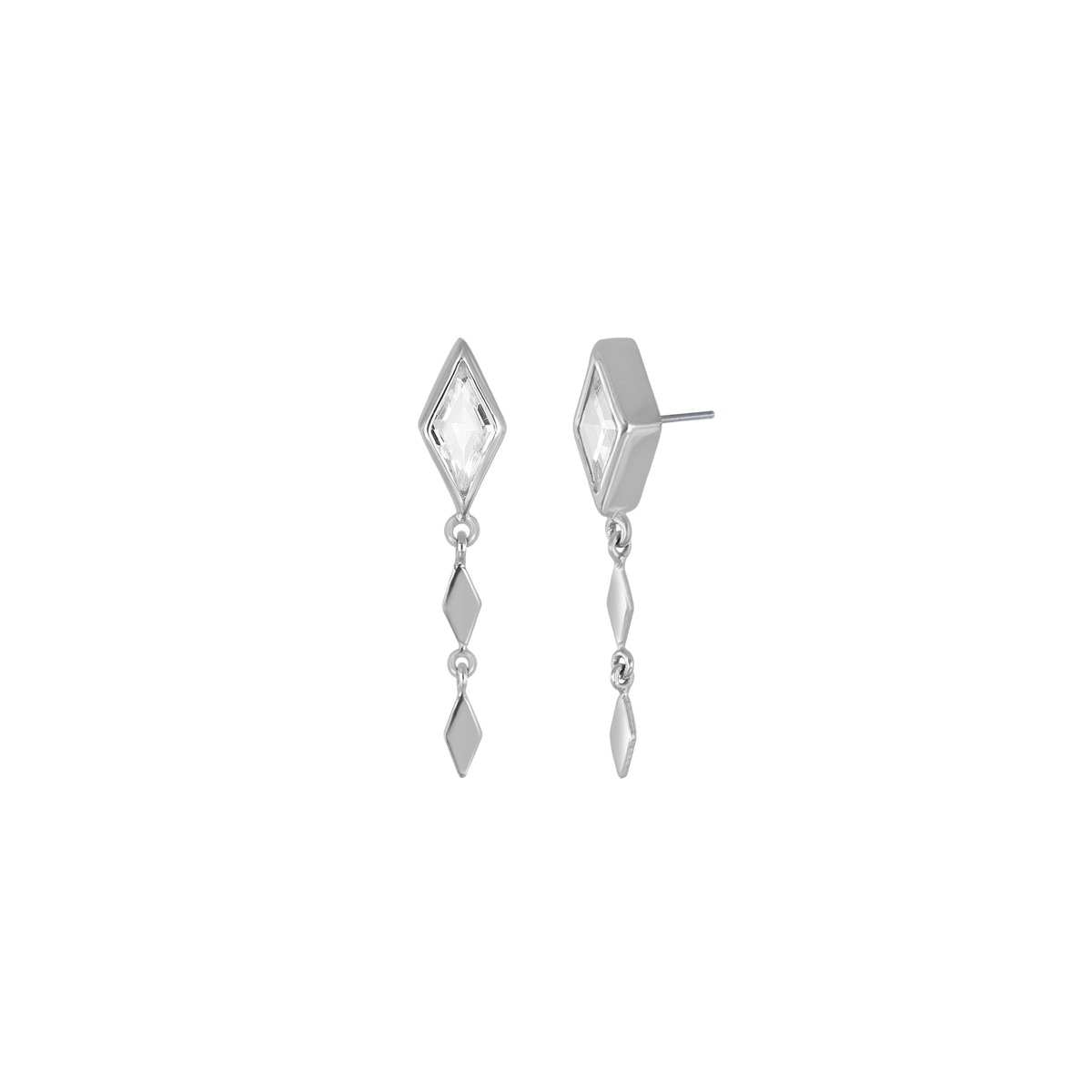 Vesper • Rhombus Drop Flat Back Stud