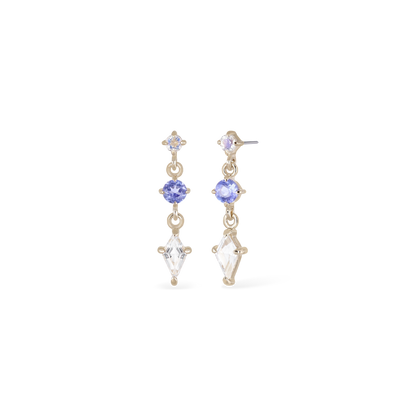 Dias • Triple Gemstone Kite Drop Threadless End