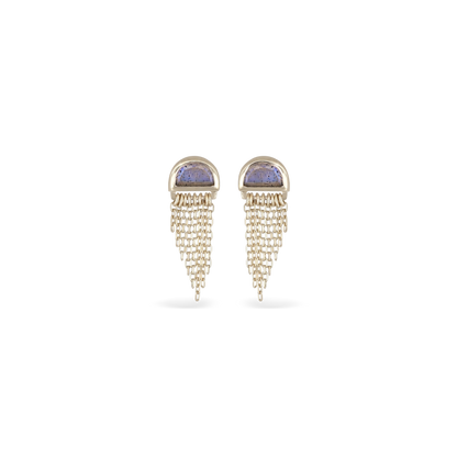 Moonjelly • Asymmetric Chain Tassel (Pair)
