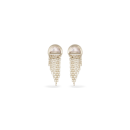 Moonjelly • Asymmetric Chain Tassel (Pair)