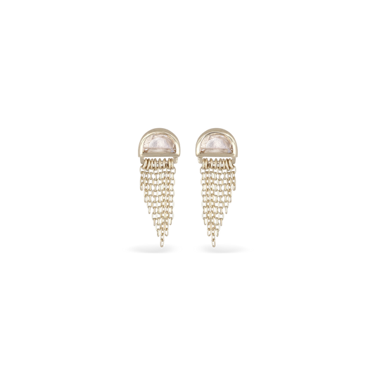 Moonjelly • Asymmetric Chain Tassel (Pair)