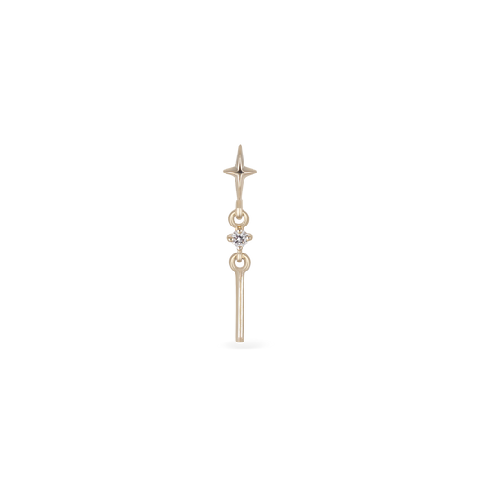 Roxane • Celestial Drop Flat Back Stud