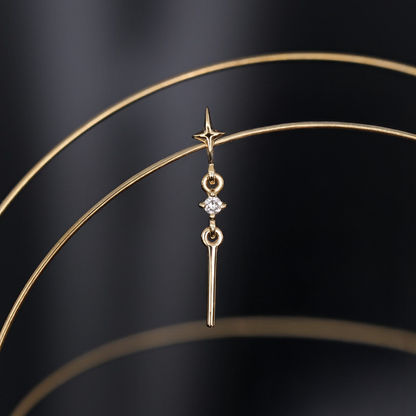 Roxane • Celestial Drop Flat Back Stud