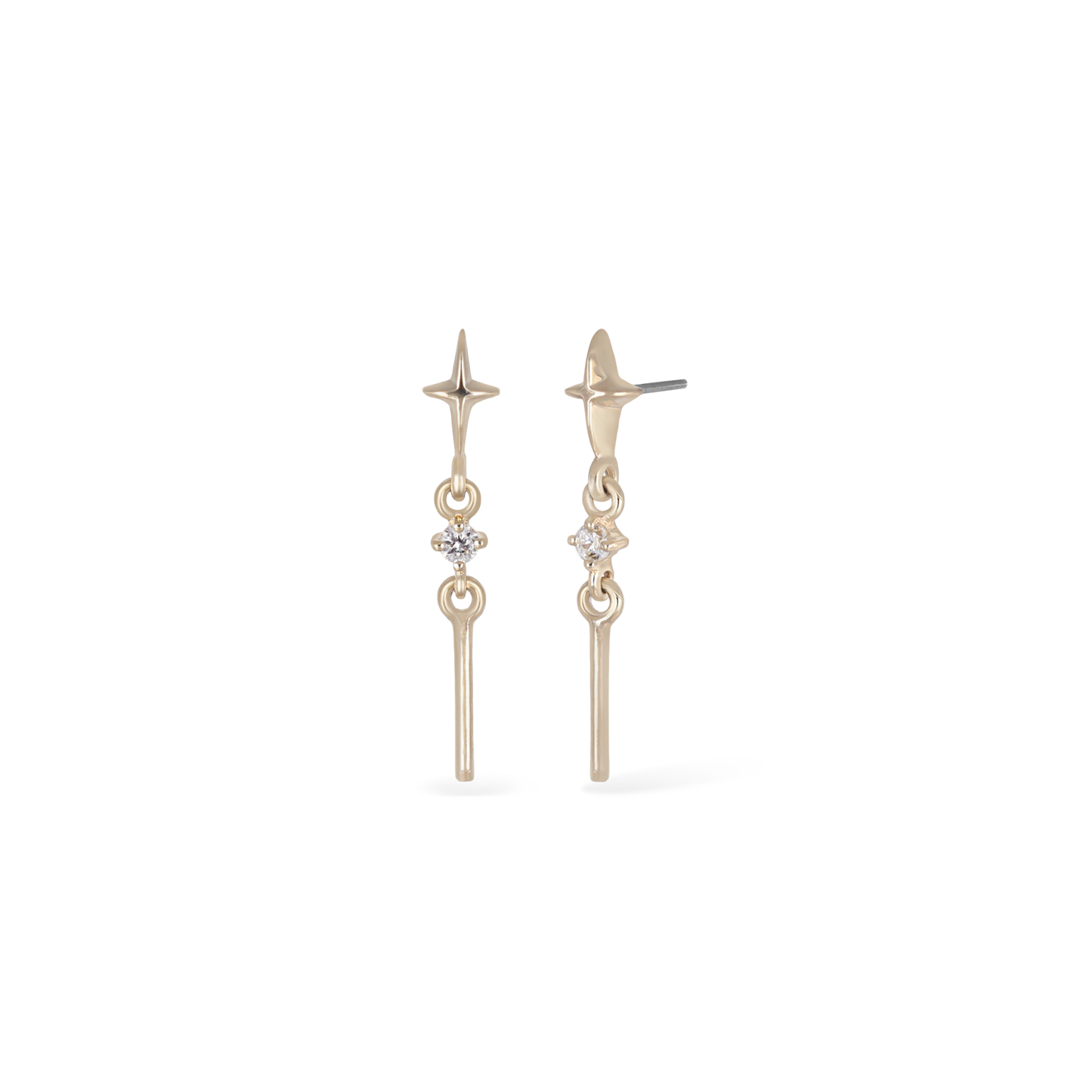 Roxane • Celestial Drop Flat Back Stud