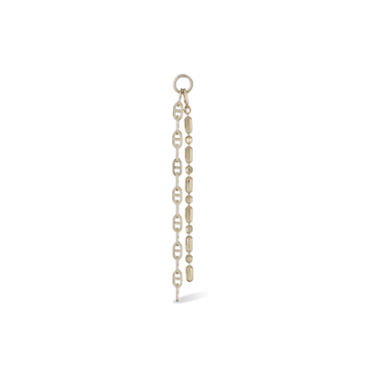 Stride • 14K Gold Double Mixed Chain Charm