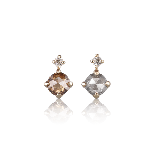 Wren • Natural Rose Cut Diamond Flat Back