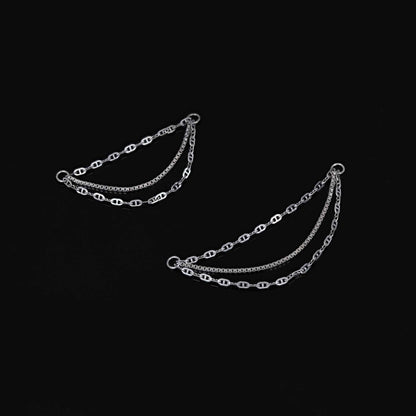 Miro • White Gold Mixed Chain Attachment