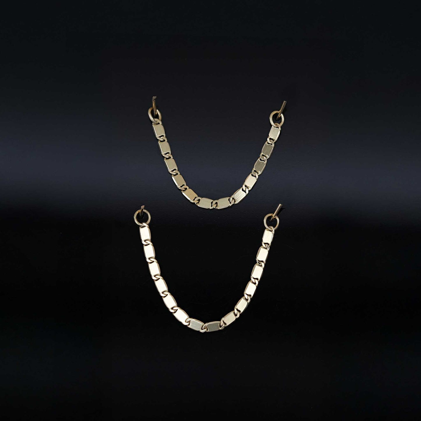 Dante • 14K Gold Single Flat Chain Attachment