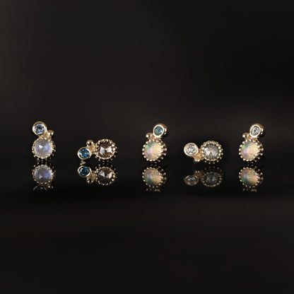 Twinette • 14K Gold Gemstone Threadless End