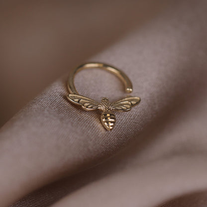 14K Gold Bee Septum Ring